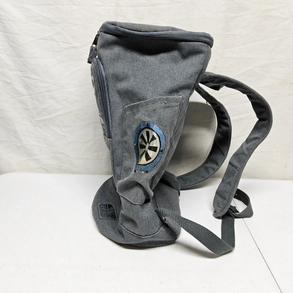 Disney Star Wars Galaxys Edge Droid Depot Backpack Gray Canvas Industrial Bag